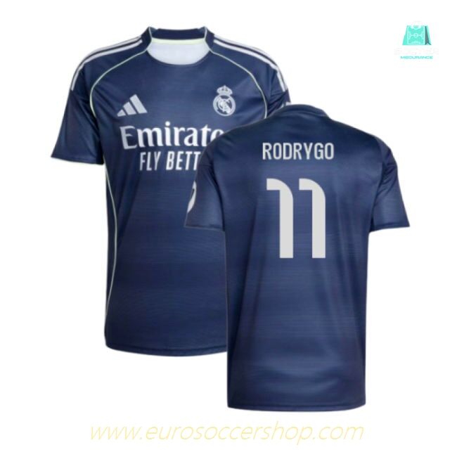2025-2026 Real Madrid Away Shirt (Rodrygo 11)