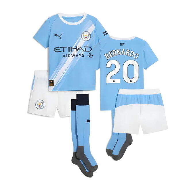 Adult 2025-2026 Man City Home Mini Kit (Bernardo 20)