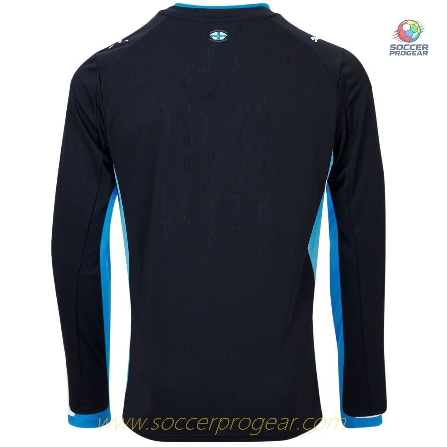 OM Player Version Away Soccer Jersey 2025-26 Edition Long-Sleeves