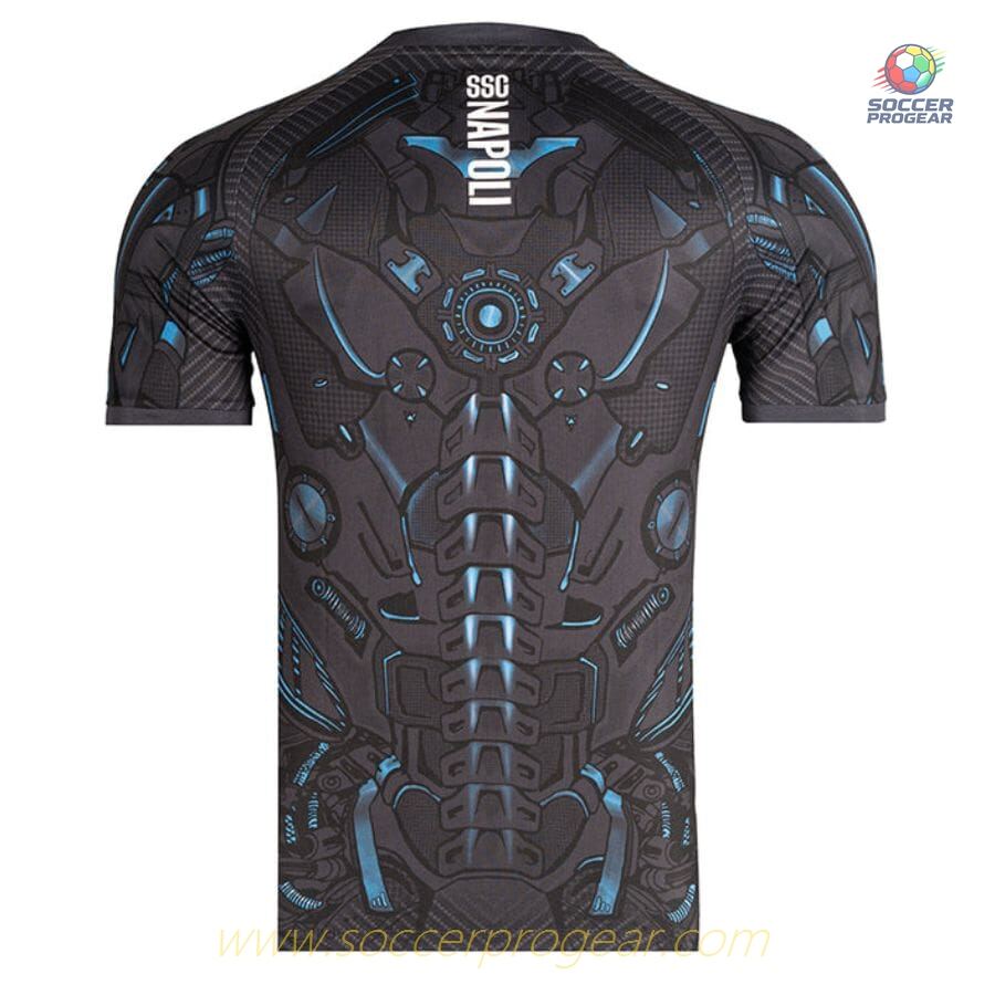 NAPLES Calcio Serie A 2025/26 Collection BLACK TRAINING JERSEY
