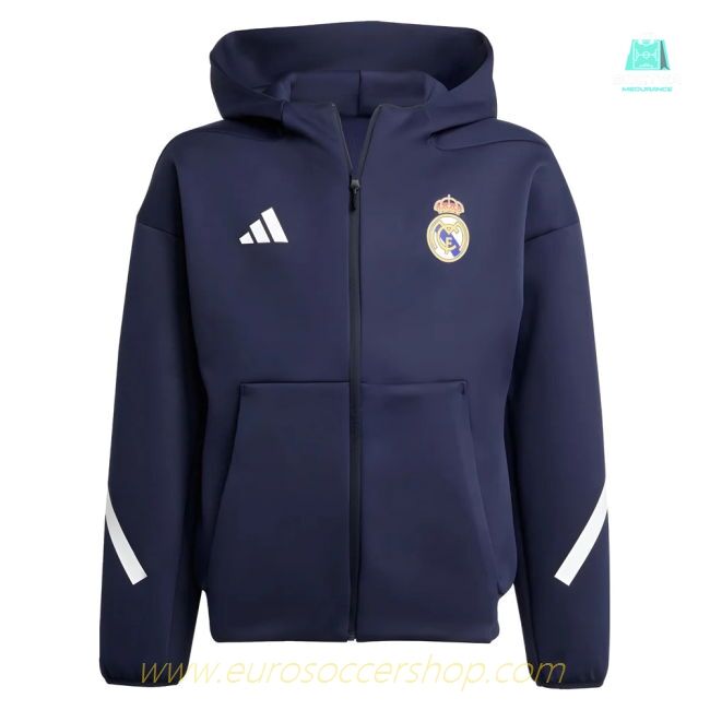 2025-2026 Real Madrid Anthem Jacket (Legend Ink) - Kids