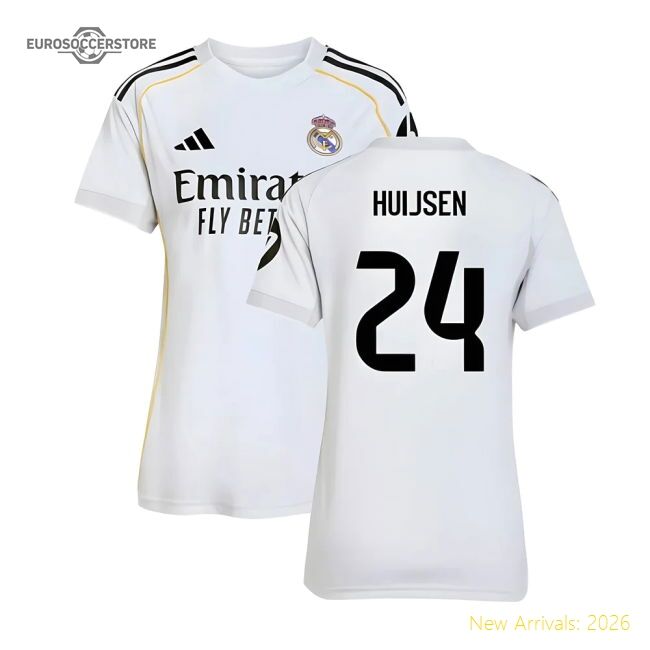 Exceptional 2025-2026 Real Madrid Home Jersey (womens) (huijsen 24)