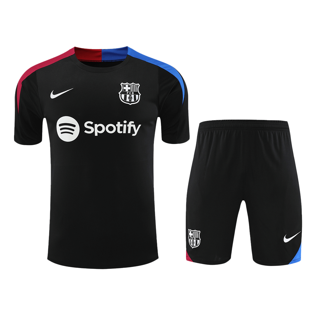 Barcelona Pre-Match Soccer Jersey Kit(Jersey+Shorts) 2024/25Authentic