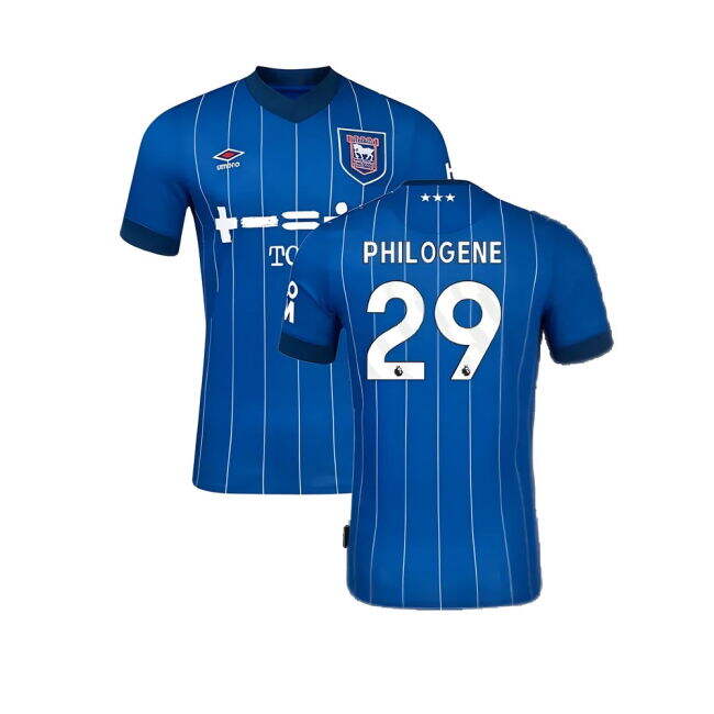 vintage 2024-2025 Ipswich Town Home Shirt (Philogene 29)