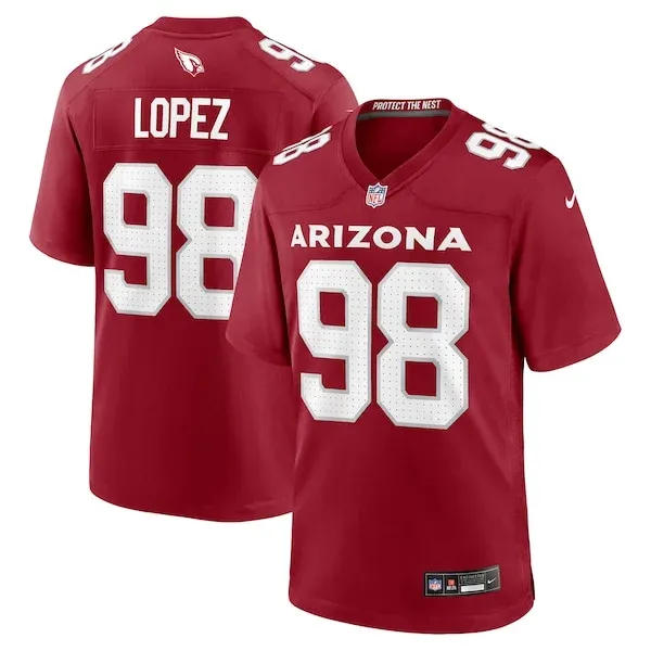 Performance None Game Jersey - Premium Cardinal NFL Fan Jersey | Ga...