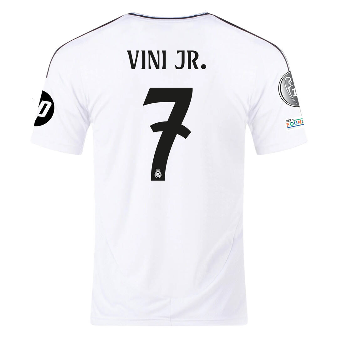 VINI JR 7 Real Madrid 2425 Home White Shirt - Official Replica 26900