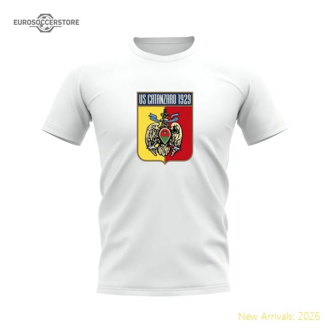 Superior Catanzaro Badge Fan T-shirt (white) - Competitive Price