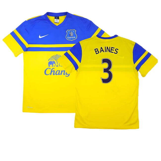 Everton 2013-14 Away Shirt (S) ((Excellent) S) (Baines 3)