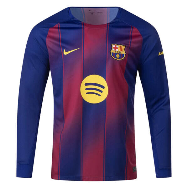 2526 Barcelona Home Long Sleeve Shirt - Official Replica 8192