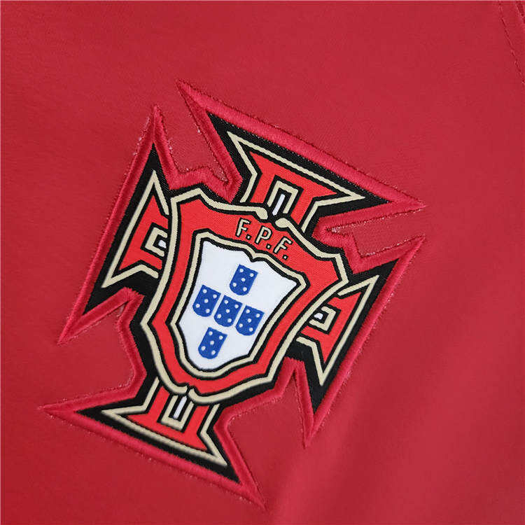 Portugal 2022 World Cup Home Red Soccer Jersey Football Shirt - World
