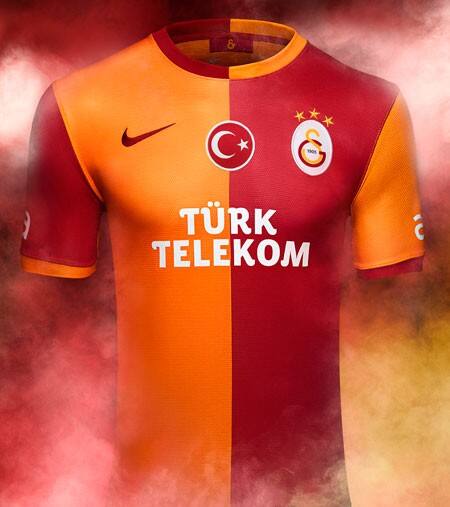 Galatasaray 201314 Home Soccer Jersey Soccer Shirt - Official Replica