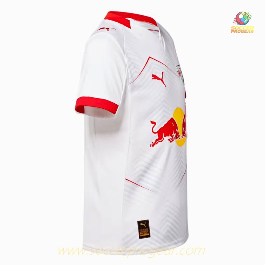 Football Team Jersey Youth Red Bull Leipzig Home 2025-26 Edition