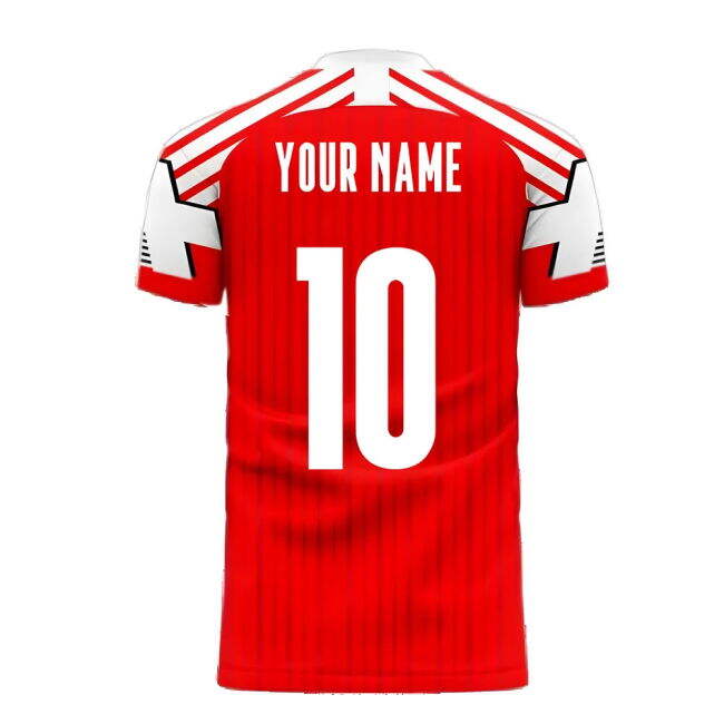 Switzerland 2025-2026 Retro Concept Football Kit (Libero) (Your Name)