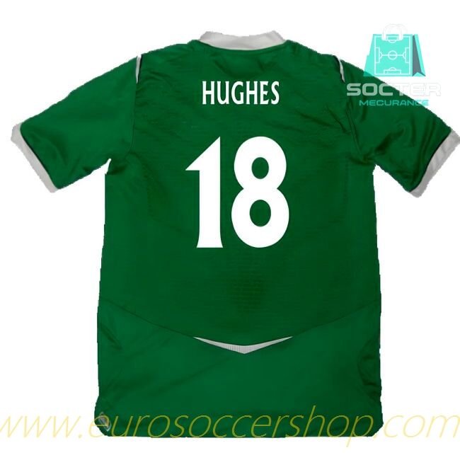 Northern Ireland World Cup Home Jersey (Hughes 18)