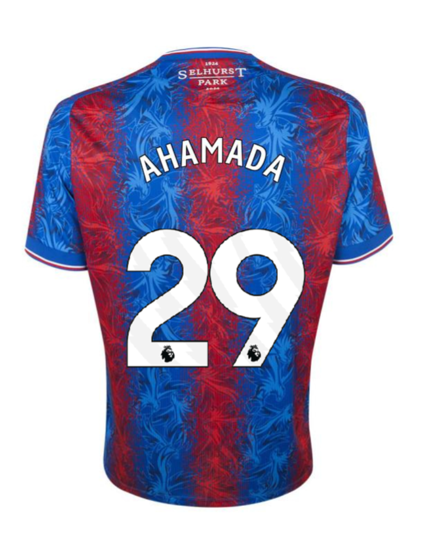 Crystal Palace 24-25 FA Cup Final AHAMADA Number 29 Jersey