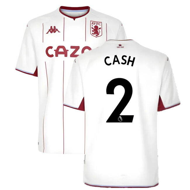 Famous 2021-2022 Aston Villa Away Elite - Retro Jersey CASH 2 Adu#693
