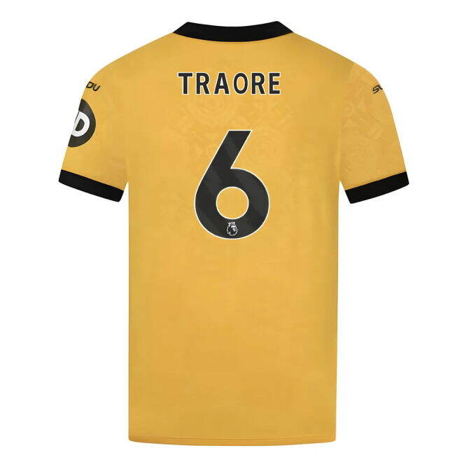 2025-2026 Wolves Home Shirt (Traore 6)