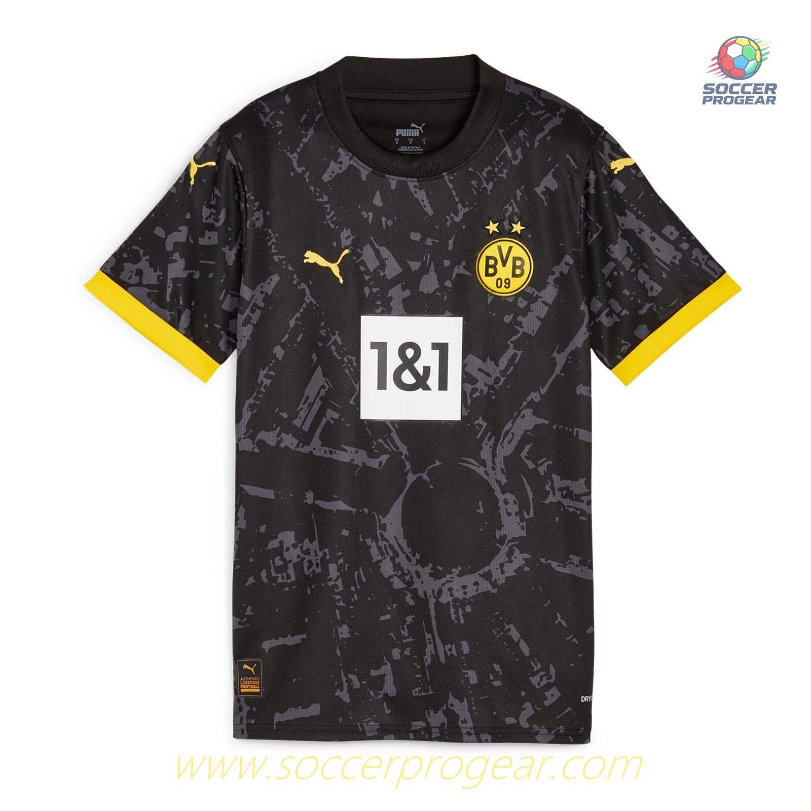 BVB Dotrmund Away Team Shirt 2023 2024 Ladies