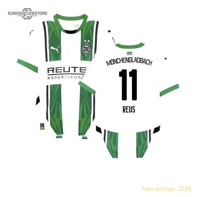 High-Quality 2024-2025 Borussia Mgb Home Shirt (Reus 11)