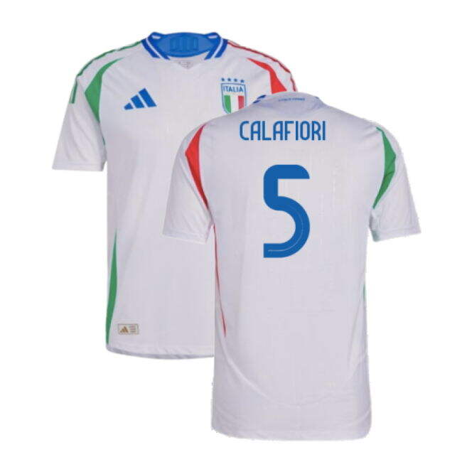 2024-2025 Italy Authentic Away Shirt (Calafiori 5) Holland