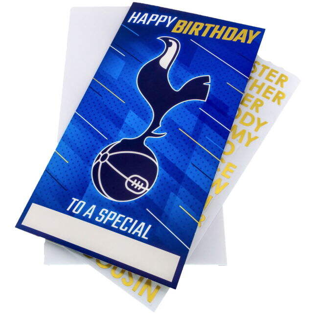 Adult Tottenham Hotspur FC Personalised Birthday Card