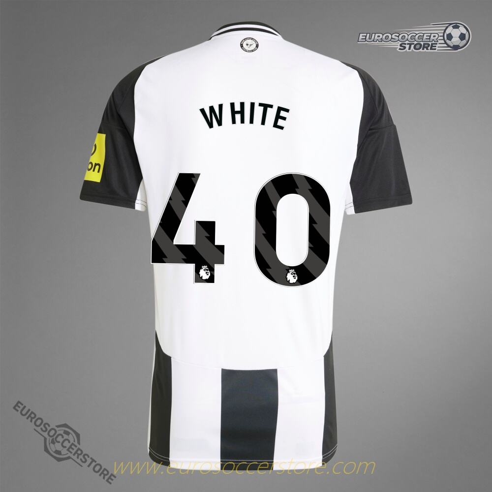 Newcastle United WHITE 40 Home Jersey for the 24-25 Season