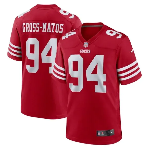 Performance San Francisco 49ers Game Jersey - Premium Scarlet NFL F...