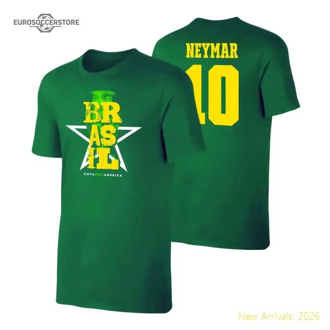 Pro Neymar Brazil T-shirt - Trendy 2024-2025 Casual Vintage
