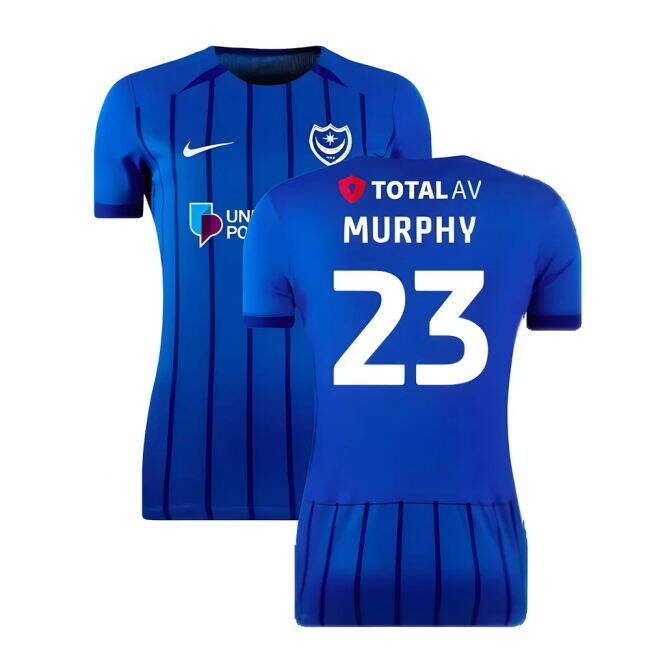 Official Portsmouth Portsmouth Home Shirt Womens Murphy #23 High P...