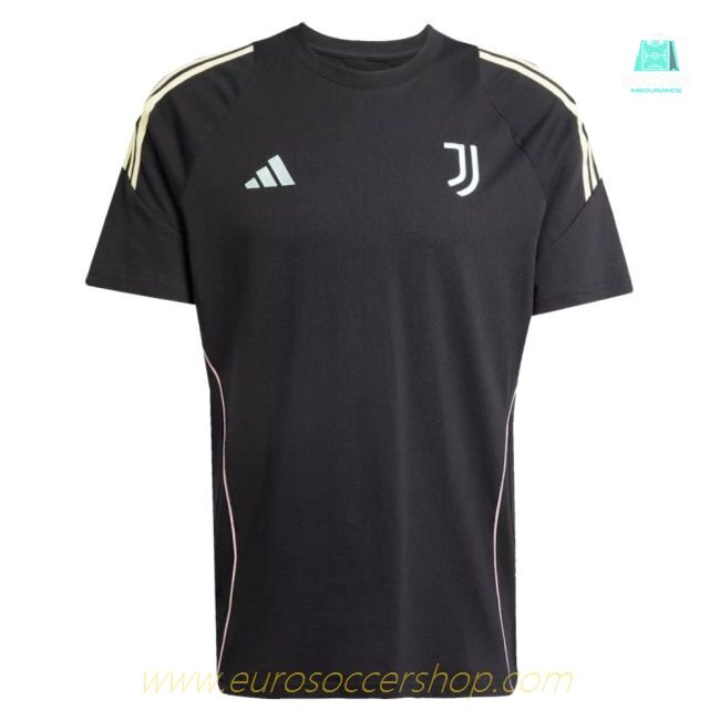 2025-2026 Juventus Training Tee (Black) (Vlahovic 9)