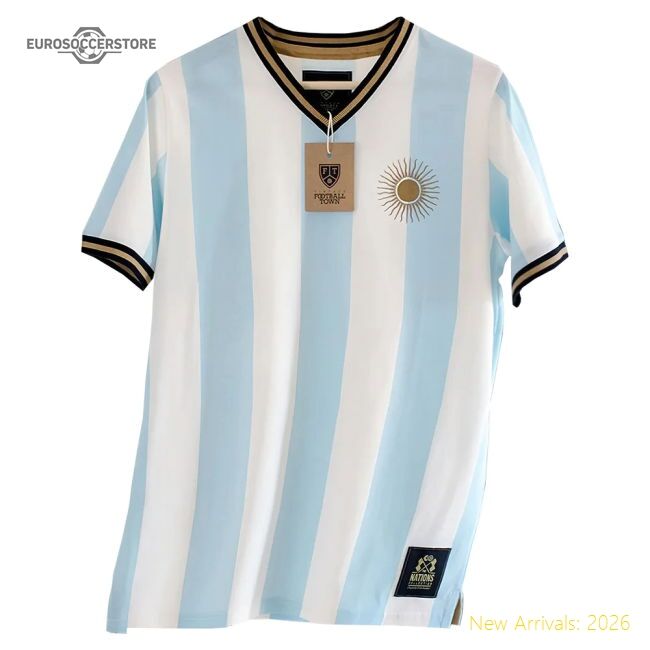 Durable Vintage Argentina 20242025 Home Shirt Quickdry