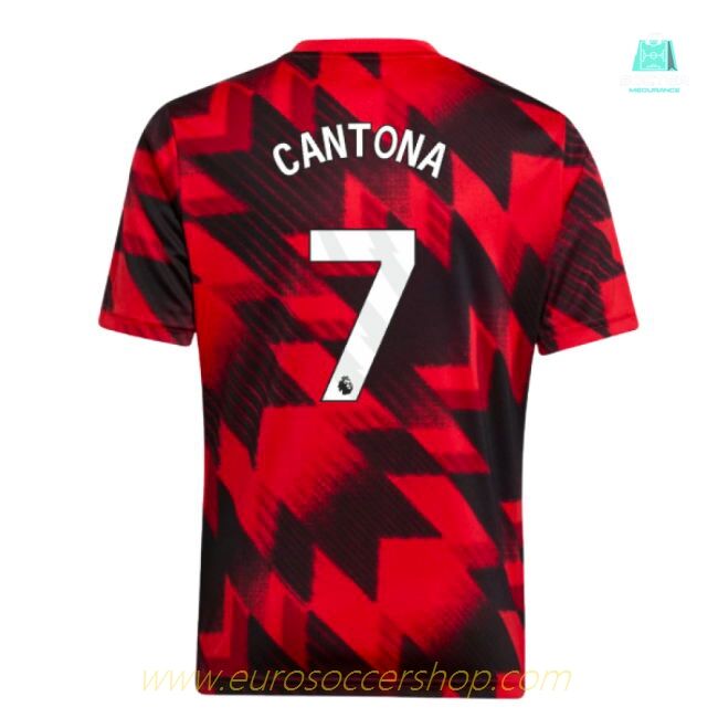 2025-2026 Man Utd Pre-Match Shirt (Red) - Kids (Cantona 7)