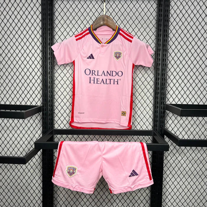 Kids Orlando City 2425 Away Kit ShirtShorts - Official Replica 20509