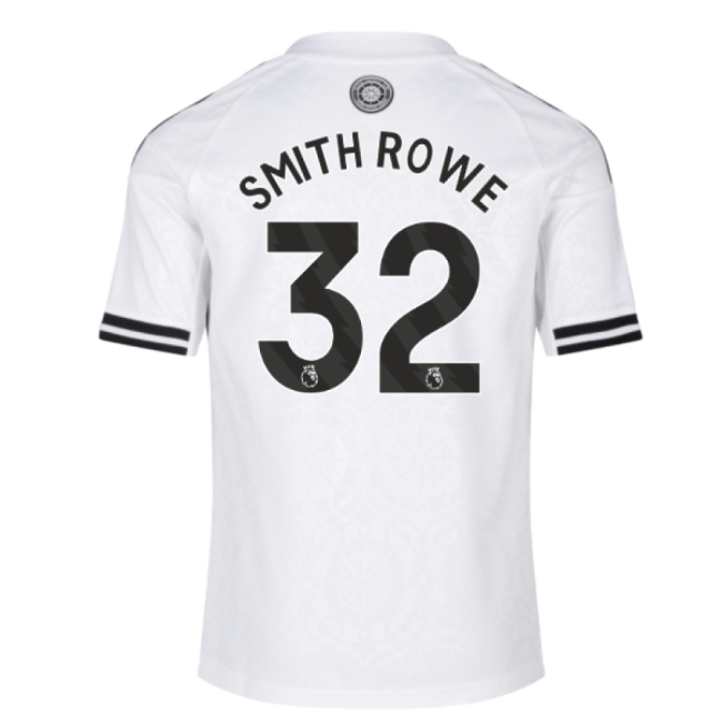 Fulham Home Soccer Shirt 2025-20 Smith Rowe 32 L M S Kids