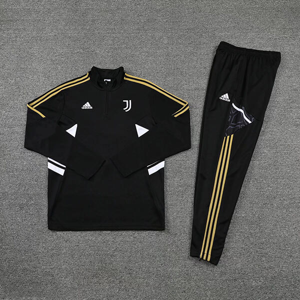 Juventus 2223 Black Half Zipper Suit - Official Replica 17494