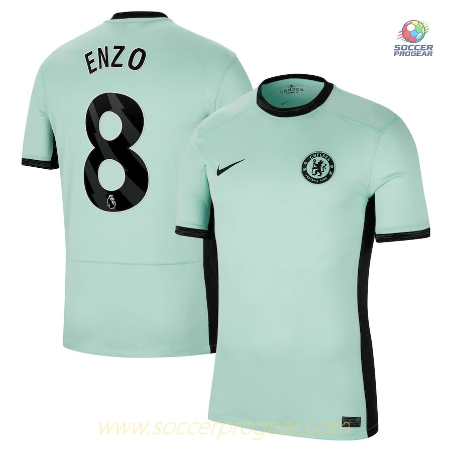 Chelsea Third Football Jersey 2023 2024 Enzo Fernandez