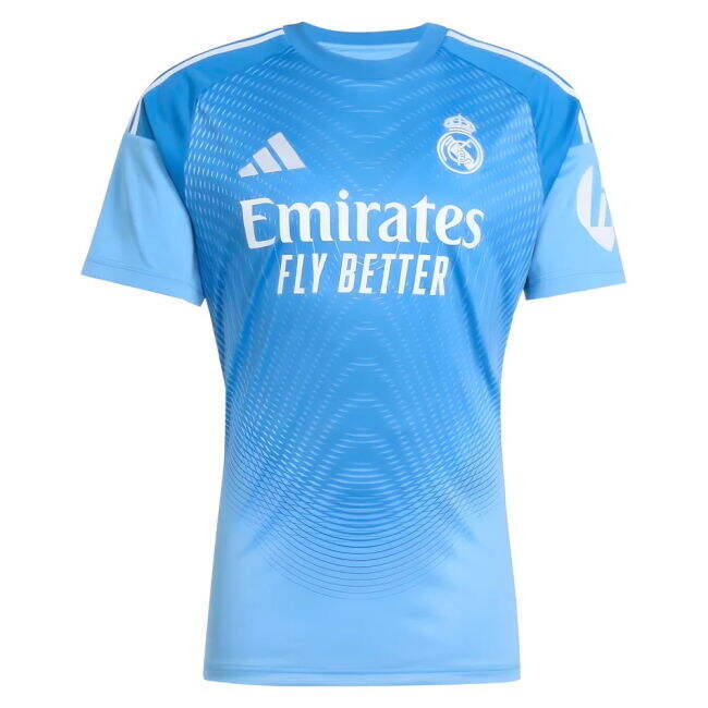 2025-2026 Real Madrid Home Goalkeeper Shirt (Blue)
