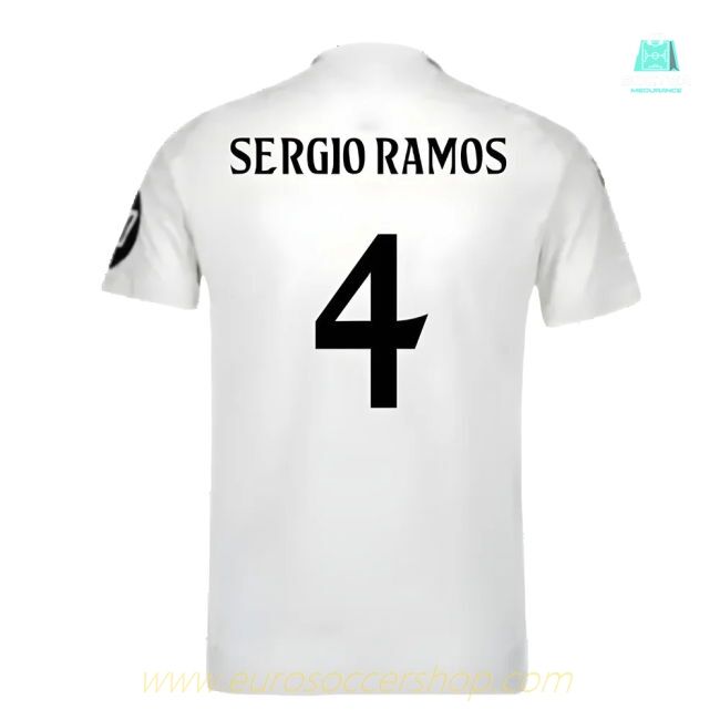 2024-2025 Real Madrid Authentic Home Shirt (Sergio Ramos 4)