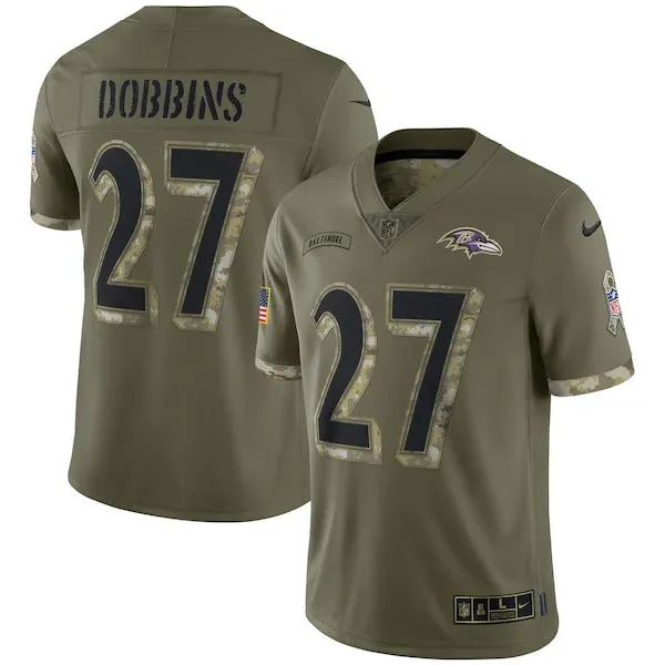 Performance Baltimore Ravens Limited Jersey - Premium Olive NFL Fan...