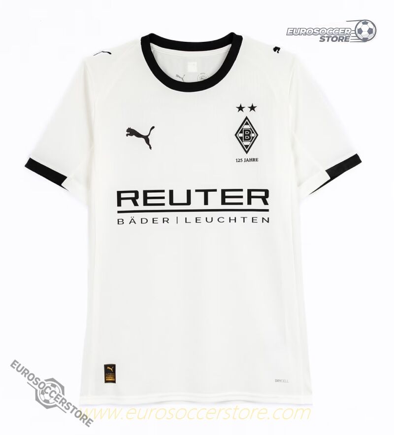 Borussia Monchengladbach Home Football Jersey for the 25-26 Season