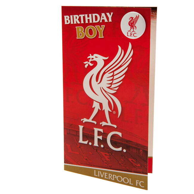 Liverpool FC Boy Birthday Card (Collector's Item)