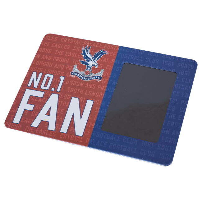 retro Crystal Palace FC No1 Fan Picture Frame Sign