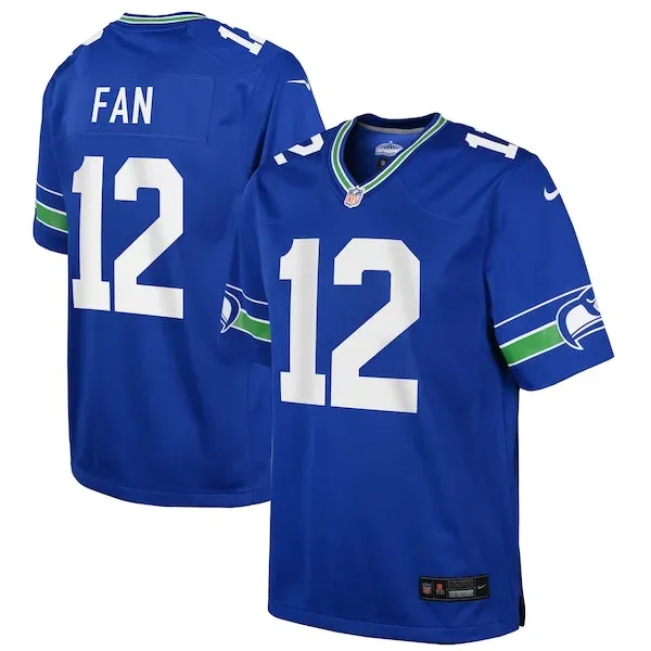 Performance Seattle Seahawks Game Jersey - Premium Royal NFL Fan Je...