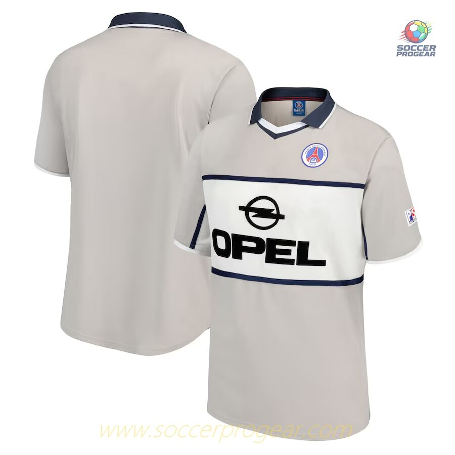 PSG Ligue 1 Heritage Away Football Soccer Football Shirt 2000-2001