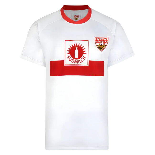 Score Draw Vfb Stuttgart 1989 UEFA Cup Final Retro Football Shirt