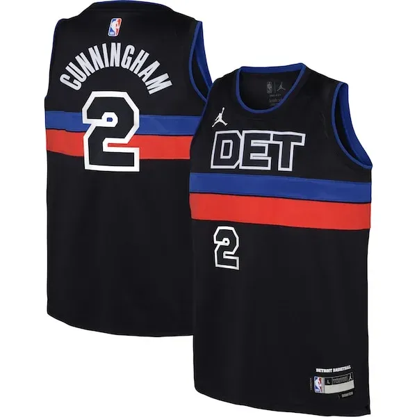 Cade Cunningham DET Swingman Jersey - modern Basketball - Black