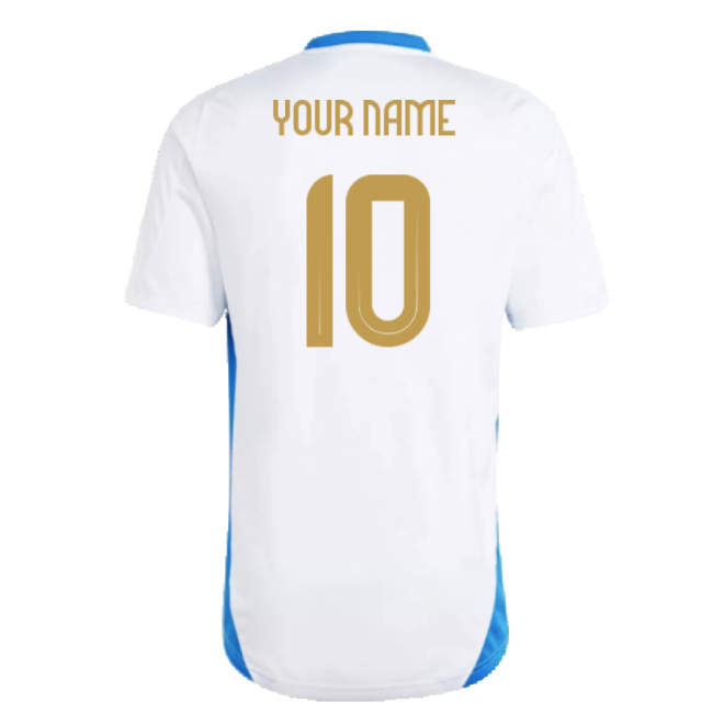 2024-2025 Italy Training Tee (White) (Your Name)