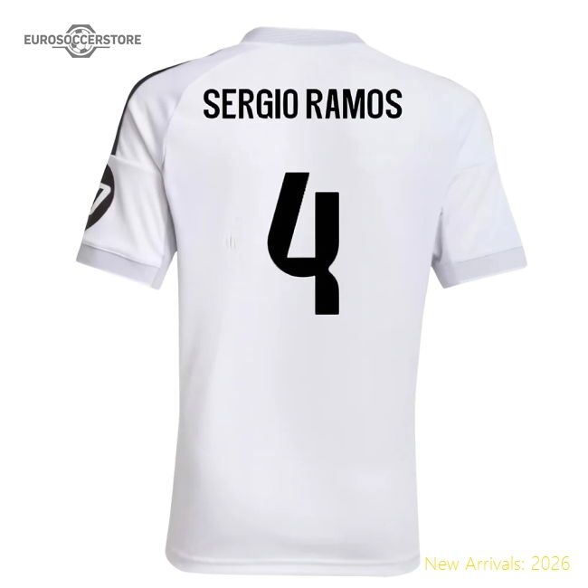 Official Home Real Madrid Sergio Ramos Jersey 2025-2026 Lightweight