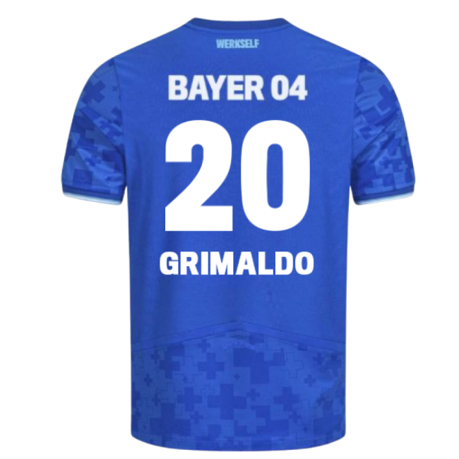 Excellent 2025-2026 Bayer Leverkusen Alternative Jersey (grimaldo 20)
