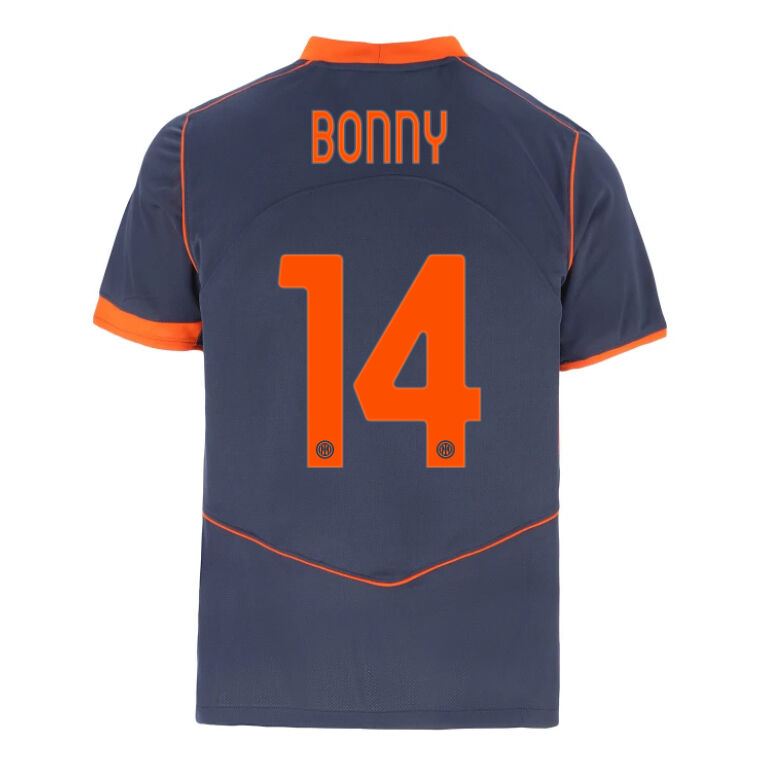 Inter Milan 14 BONNY Third Soccer Shirt 202526 - Official Replica
